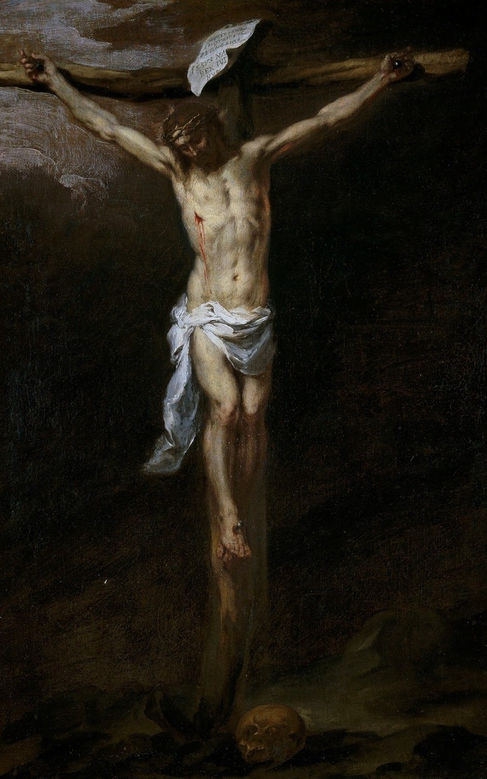 Bartolomé Esteban Murillo (1617-1682 Spa) Christus am Kreuz Lukas 23, 44-49